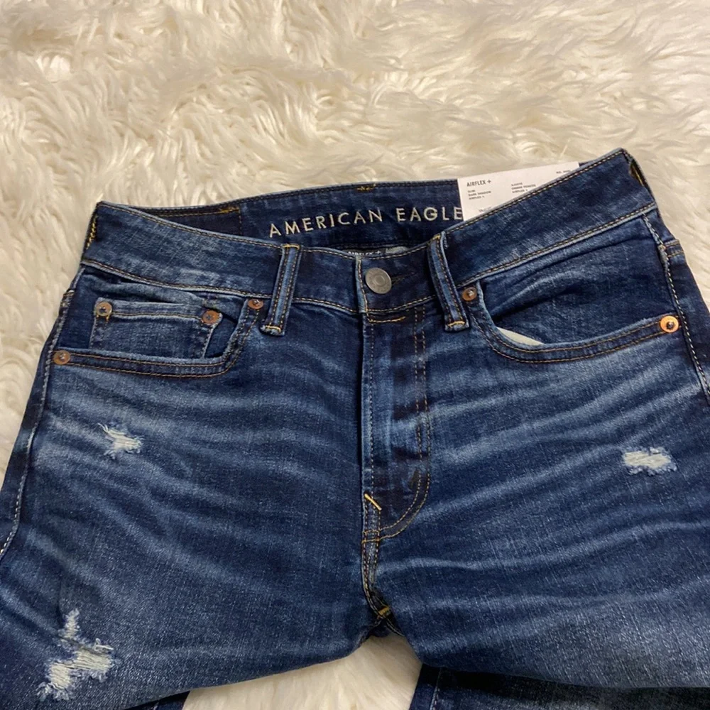 American Eagle Airflex Slim Dark Shadow Jeans size 28-32 brand new with tag - Picture 11 of 12